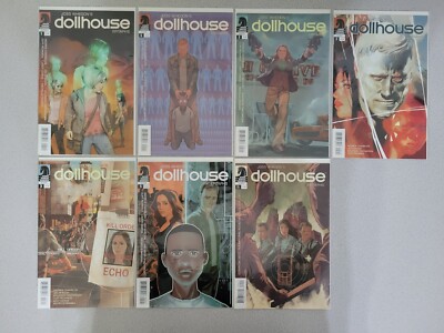 Joss Whedon's Dollhouse Epitaphs 1-3, 5, One Shot, Variant Covers(Lot of 7)-image