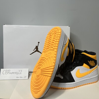 Size 5.5 - Jordan 1 Mid SE White Laser Orange 2020-image