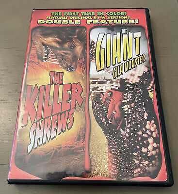 Giant Gila Monster/The Killer Shrews (DVD, 2007) Original Black & White & Color-image
