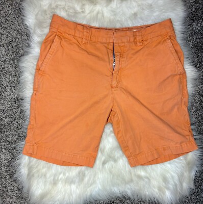 Boden 32x9 Orange Chino Shorts Pockets-image