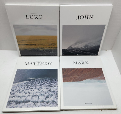The Gospels Set - Alabaster Bible by Alabaster Co. 3 new sealed, 1 not sealed-image