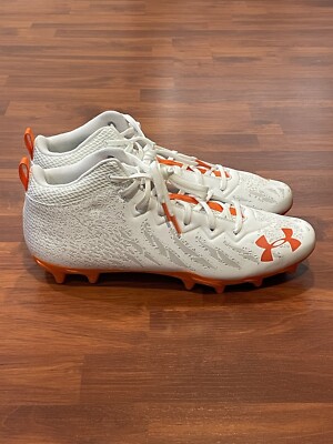 Under Armour Spotlight 4D Mid ‘White Orange’ (size us mens 13)-image