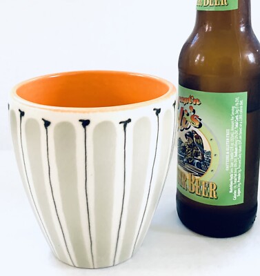 Artist Made Cup Pot Tumbler Vase Modern Handmade Ceramic David Barthold  MCM-image