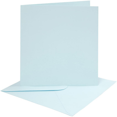 Creativ Company - Kaarten en Enveloppen Lichtblauw 4st. NEW-image