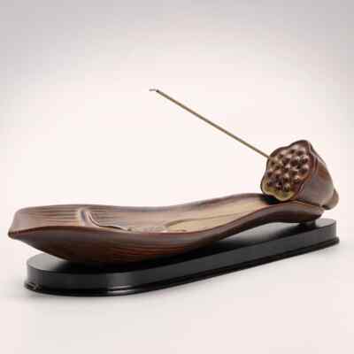 24cm Lotus antique ceramic incense line, Buddha Joss stick incense burner,censer-image