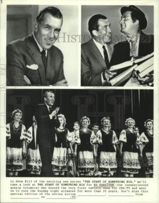 Press Photo Gossip Writer Ed Sullivan's New Series 