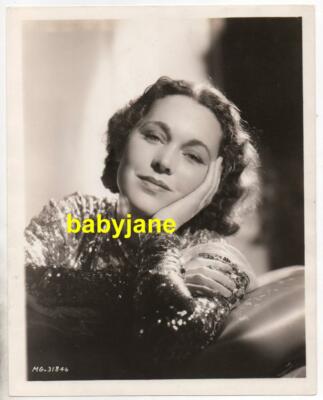 MAUREEN O'SULLIVAN ORIG 8X10 PHOTO BY GEORGE HURRELL LOVELY 1930's PORTRAIT DBWT-image