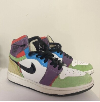 Size 5 - Jordan 1 Mid SE Multi-Color 2020-image