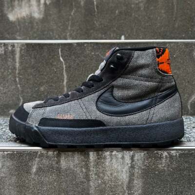 2008 Nike Air Blazer Acg Mid Anthracite Black Solar Orange 324694-001 Men Us7.5-image