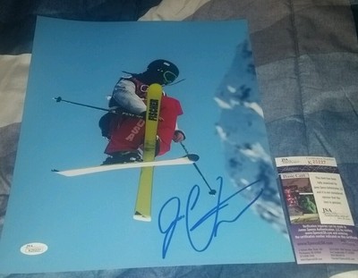 Joss Christensen 2014 Sochi Gold Medal Olympian Freestyle Skiing Signed 11x14JSA-image