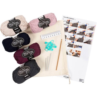 Creativ Company Crochet Starter Craft Set - Perfect Complete Set for Beginners t-image