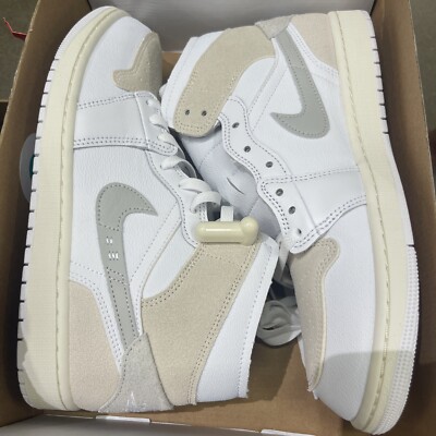 Size 11 -  Jordan 1 Mid SE Craft White 2022-image