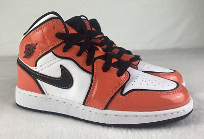 Nike Air Jordan 1 Mid SE Turf Orange GS Size 4Y/ Women’s 5.5 BQ6931-802-image