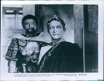 1952 Photo Cesar And Cleopatra Claude Rains Francis Sullivan Actor 8X10-image