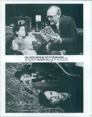 1980s Actress Claire Bloom and Joss Ackland Original News Service Photo-image