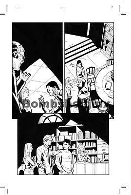 Dark Horse Joss Whedon's BUFFY #41 Page 7 Original Art -- Richards  and Oclair-image
