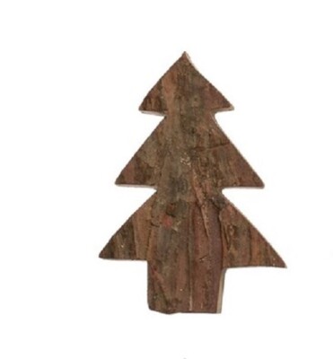 Creative Co-Op Natural Wood Carved Tree 4