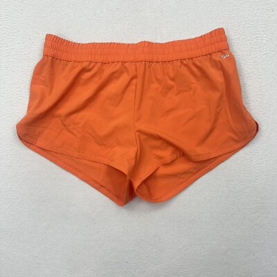 DSG Women's Mid Rise Stride Run Short Size Large Orange 3