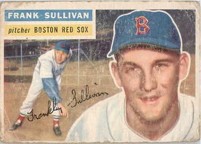 1956 Topps 71 Frank Sullivan White Back POOR #D329485-image
