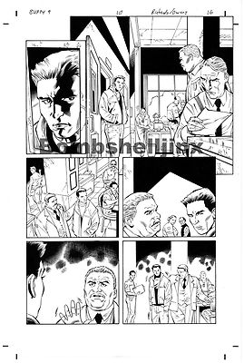 Dark Horse Joss Whedon's BUFFY 9 #10 Page 16 Original Art -- Richards  and Owens-image