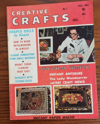 Creative Crafts Magazine No 1 - Fall 1967 - Vintage-image