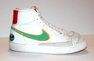Boys' Nike Blazer Mid 2020 Roswell Rayguns DD9528-100 Shoes White Size 6.5Y-image