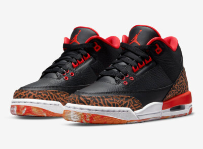 Nike Air Jordan 3 Retro Kumquat GS Trainers Shoes 36 US 4Y 441140-088 Orange-image