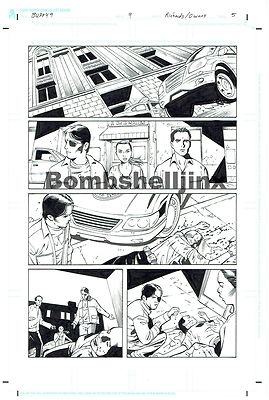 Dark Horse Joss Whedon's BUFFY 9 #9 Page 5 Original Art -- Richards  and Owens-image