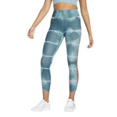 Nike Women's Mid Rise 7/8 One Luxe Leggings (XX-Large, Ash Green/Rush-image