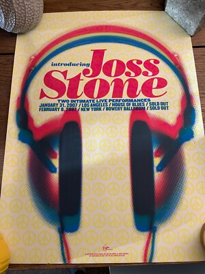 JOSS STONE 'INTRODUCING' RARE SCREEN PRINT POSTER (18 X 24)-image