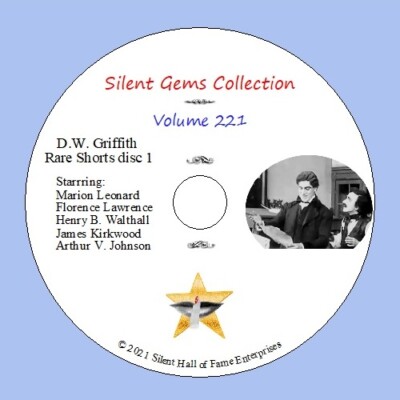 DVD D.W. Griffith Rare Shorts disc 1 (1908-1909) -image