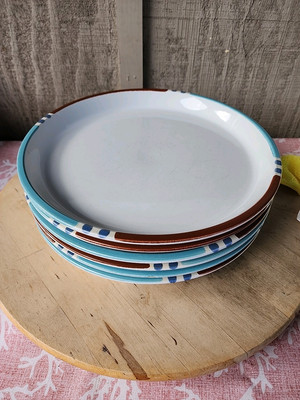 Mesa White Sand By Dansk   Dinner Plates  10 1/2