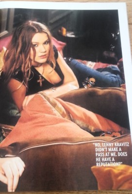JOSS STONE 'crucifix' magazine PHOTO/Poster/clipping 11x8 inches-image