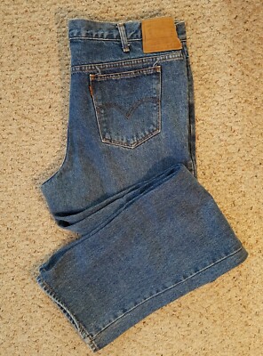 Vintage Levi's Orange Tab Slim Straight Jeans # 643 02 late  38/34-image