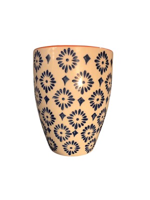 Creative Co-Op Multicolored Design Coffee Tea Mugs No Handle-image
