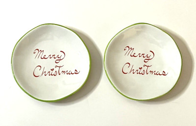 NEW LOT 2 CREATIVE CO-OP XM4304A MERRY CHRISTMAS 4