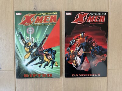 Astonishing X-men TPB Lot Vol 1 2 VF/NM Joss Whedon John Cassady Marvel Comics-image