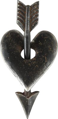 Creative Co-Op Cast Iron Heart & Arrow Decoration -image