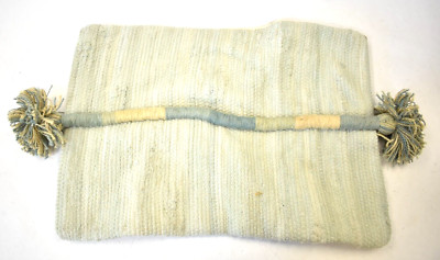 Creative Co-Op Woven Cotton Lumbar Pillow Cover w Applicqued Cord & Tassels-image