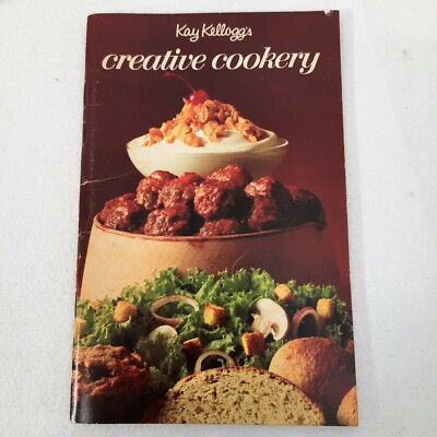 1971 KAY KELLOGG'S Creative Cookery Recipe Booklet-Kellogg Co. Main Dishes/Bake-image