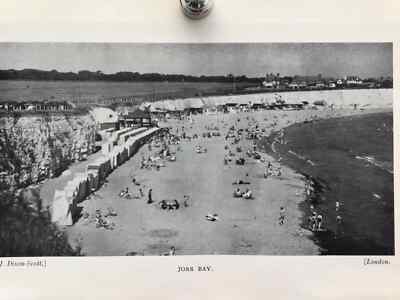 JOSS BAY, Broadstairs, KENT 1940s Vintage Real Photo Print, Topographic England-image