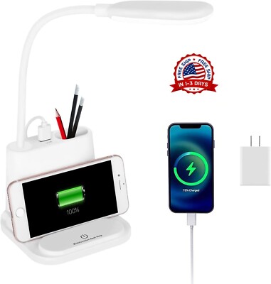 Lampara LED Lamparas De Mesa Para Oficina El Cuarto Luz Escritorio Estudiar-image