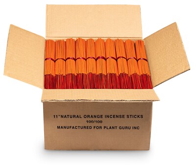 ORANGE Unscented Incense Sticks 11