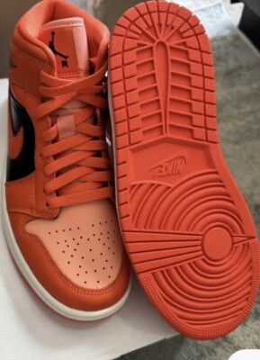 Size 10W Size 8.5M - Air Jordan 1 SE Mid Rush Orange-image