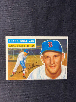 Beautiful pack fresh 1956 Topps  Est EX #71 Frank Sullivan WB-image