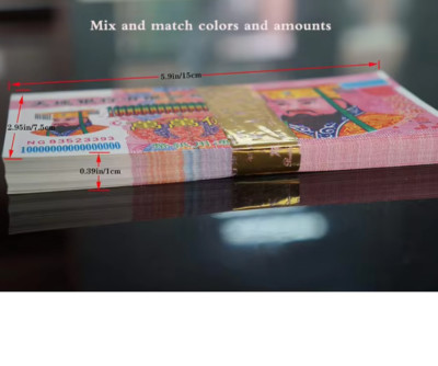 Ancestor Money 100Pcs Joss Paper Hell Bank Notes Sacrificial Offerings-image