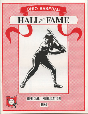 1984 OHIO BASEBALL HALL OF FAME PROGRAM (GARCIA, HOWSAM, JOSS, KELTNER)-image