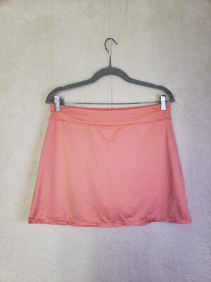 Lola by AFG Women Skort Medium Orange Poly Blend Mid Rise Tennis Golf Active-image