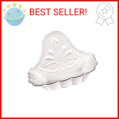 Creative Co-Op White Enameled Metal Soap Dish, Hangs or Sits-image