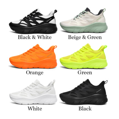 Fashion Running Shoes Jaquard Sneakers Mesh Breathable Athletic Shoes for Men-image